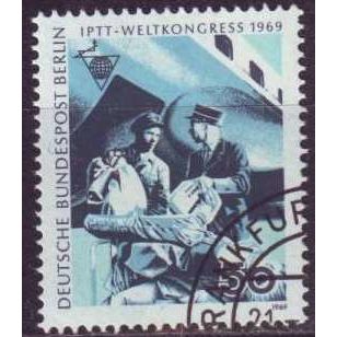 GERMANY BERLIN [1969] MiNr 0345 ( O/used ) Post