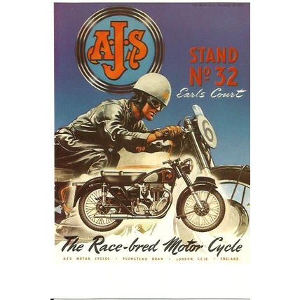 Advertising A-J-S Motor Cycle Postcard (Mayfair BB 679)