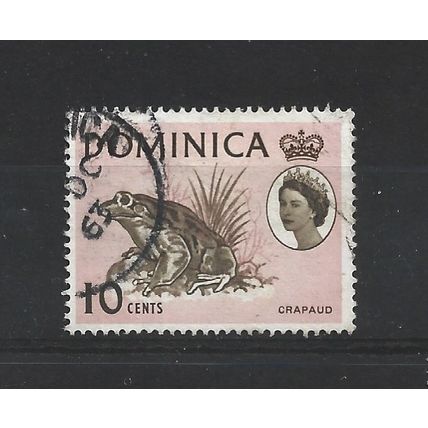 Dominica.SG169 10c Crapaud (Toad).Fine Used.Dec24c