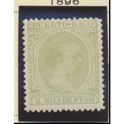 Puerto Rico Stamp Scott #86, Mint Hinged