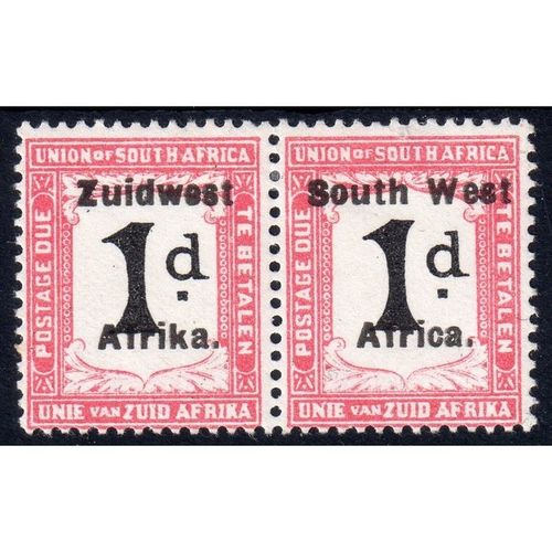 SWA Sg D30 BILINGUAL PAIR Postage Due MINT (G85)