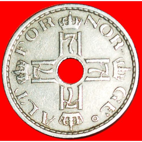 Ⰶ ROSES: NORWAY ★ 50 ORE 1927! LOW START ★ NO RESERVE! HAAKON VII (1905-1957)