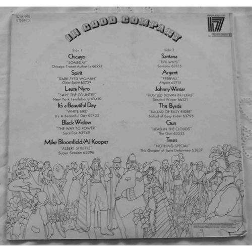 CBS 17 - In Good Company - 1968-70 Compilation vinyl LP