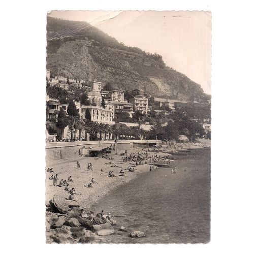 MONTE-CARLO used vintage postcard 1961 postmark =