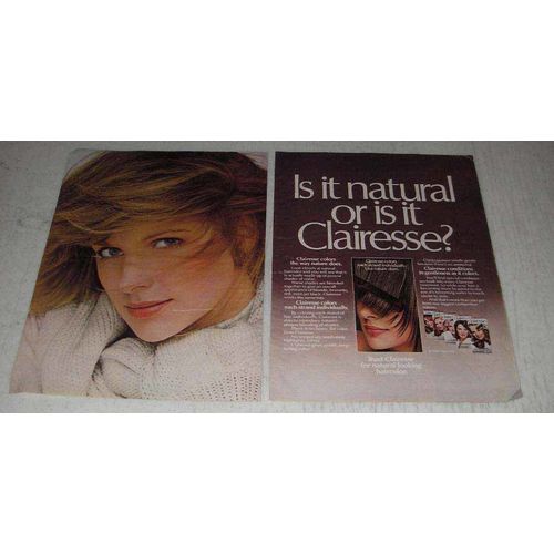 1983 Clairol Clairesse Haircolor Ad - Is it Natural