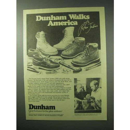 1983 Dunahm Boots Ad - Peter Jenkins