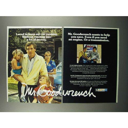 1983 Mr. Goodwrench Ad - Keep my Car Running
