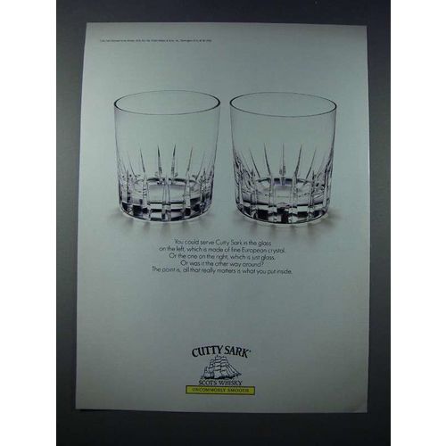 1992 Cutty Sark Scotch Whisky Ad