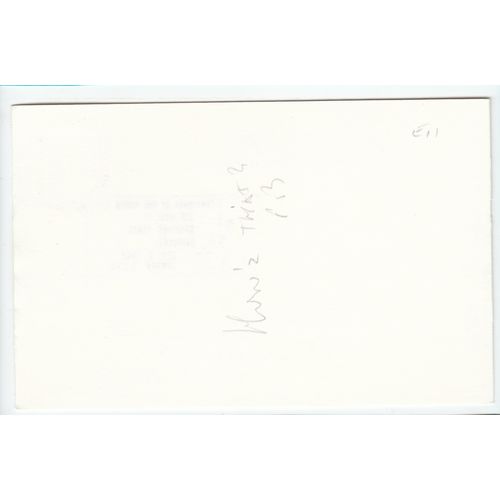 Centenary of the Ashes Cricket 1982 Event Postmark Postcard E11