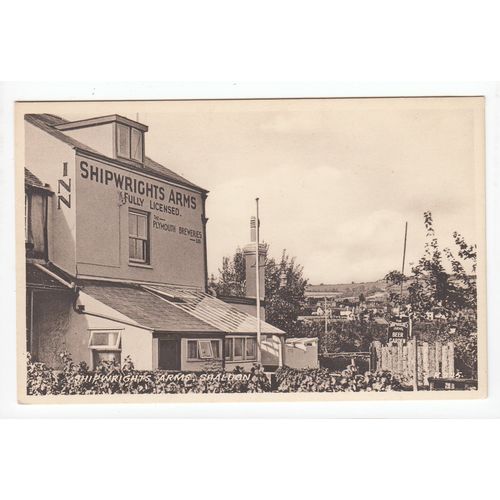 Shipwrights Arms Pub Shaldon Postcard Devon