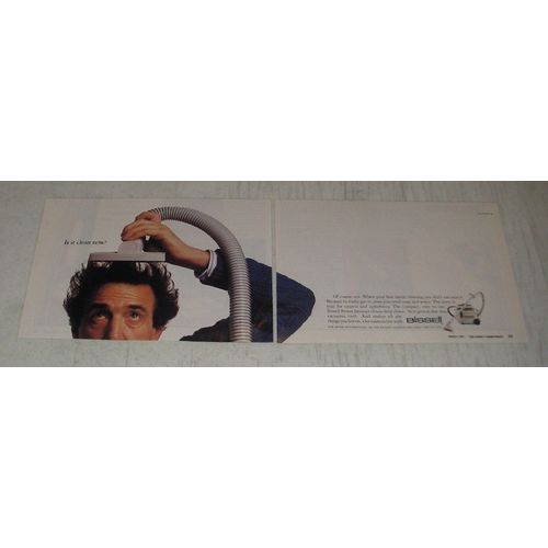 1990 Bissell Power Steamer Ad - Is it clean now?