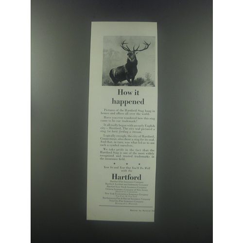 1956 Hartford Insurance Ad - How it happened