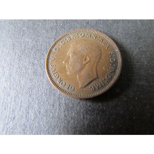 1937 GEORGE VI FARTHING FREE POST. H