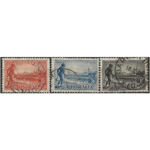 Australia 1934 Centenary of Victoria Set SG147-149 Fine Used. ..