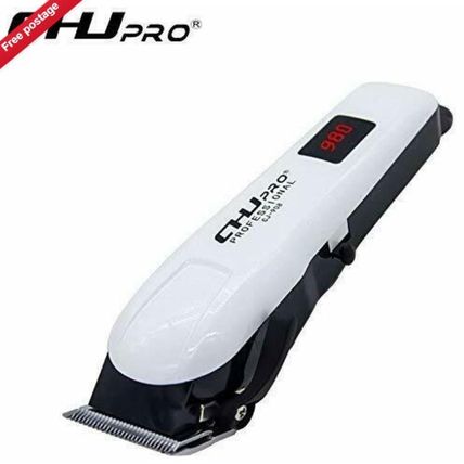 Precision Steel Cutter Head Electric Mega Taper Hair Clipper LCD USB charging UK
