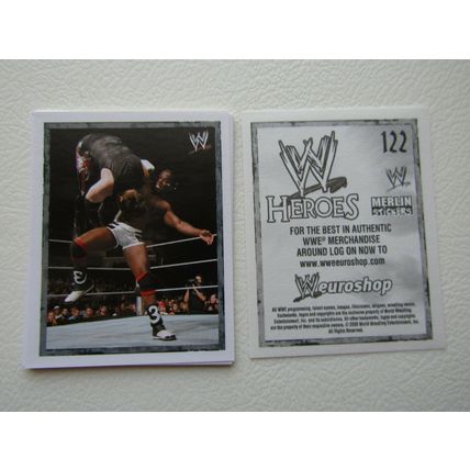 Topps - Merlin 2008 WWE Heroes Wresting Stickers 1-216 & P1-P15 Variants (EB2)