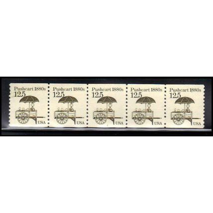 2133 12.5c Pushcart Very Fine MNH Dry Gum PNC 1/5 X2232
