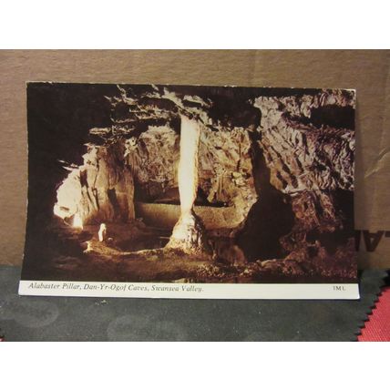 DAN-YR-OGOF CAVES, SWANSEA VALLEY, GLAMORGAN, WALES. used postcard 1978 pm =
