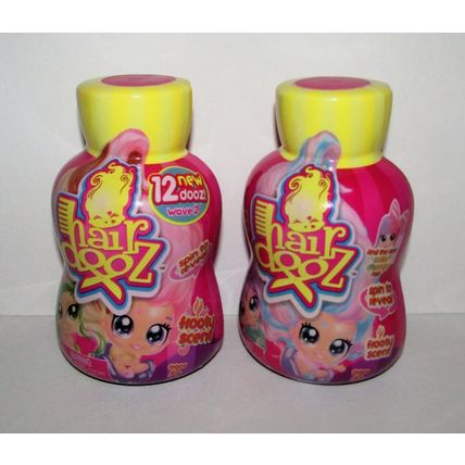 HairDooz Doll Series 1 Wave 1 & 2 Blind Shampoo Bottle Lot of 2 New/Sealed