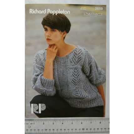 Vintage: Richard Poppleton 2659 ladies sweater, chunky