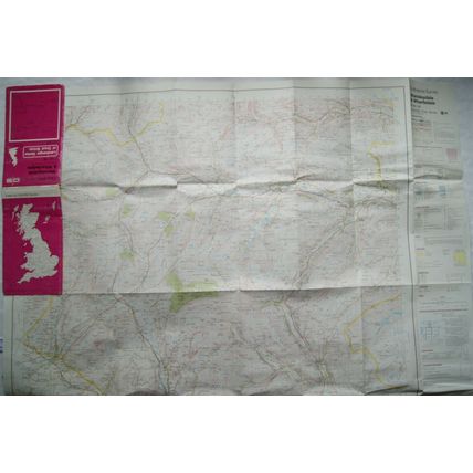 1976 OS Landranger Map Sheet 98 Wensleydale & Wharfedale