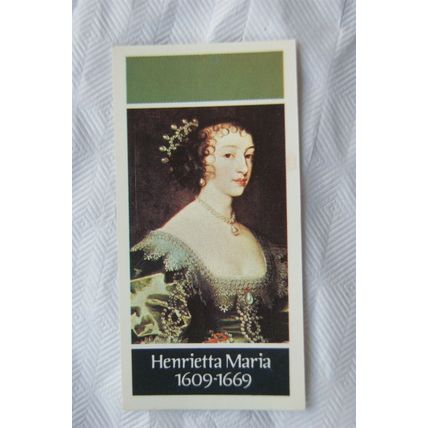 1977 Craven Black Cat Kings & Queens of England No. 34 Henrietta Maria