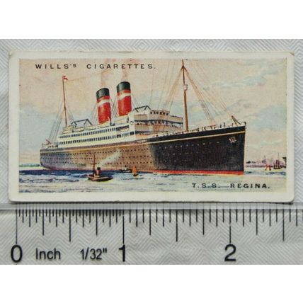 1924 Wills Merchant Ships of the World 50 TSS Egina