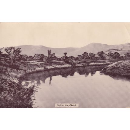 Spion Kop Natal South Africa Old Real Photo Postcard