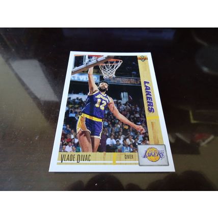 1991-92 Upper Deck Basketball Card # 175 Vlade Divac NM-Mt (8) Lakers (SB)