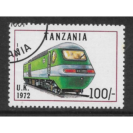 TANZANIA 1991 LOCOMOTIVES 100s HIGH SPEED TRAIN 1972 UK SG 1987 FINE USED#