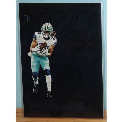 2021 Panini Illusions SIMI FEHOKO (Cowboys) BLUE PARALLEL Rookie Card #100
