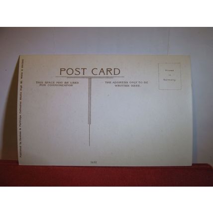 CLOCK, WELLS CATHEDRAL SOMERSET unused antique postcard RP by Dawkes/Partridge #