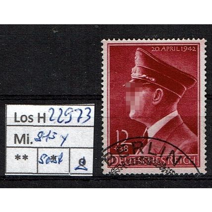 Los H22973: Deutsches Reich Mi. 813 y , gest.