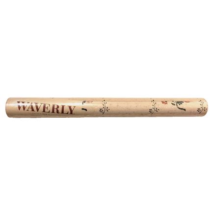 Waverly Wallcoverings Wallpaper Beige Floral Design Vinyl 11 Yards Pre Pasted