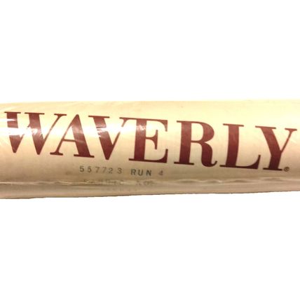 Waverly Wallcoverings Wallpaper Beige Floral Design Vinyl 11 Yards Pre Pasted