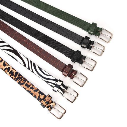 Women's Leopard Belt Print Fashionable Zebra Print Belt Clothing Decoration