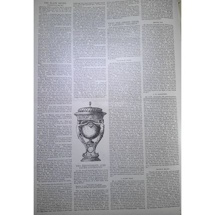 Harper's Weekly May 9, 1891. The Horse from ranch to market; Carnegie Hall; etc