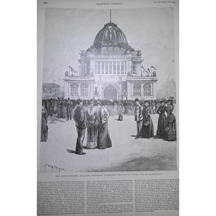 Harper's Weekly May 9, 1891. The Horse from ranch to market; Carnegie Hall; etc