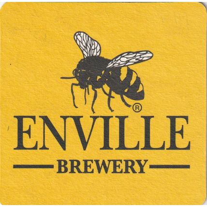 BEER MAT - ENVILLE BREWERY (COXGREEN) - (Cat No 015) - (2017)