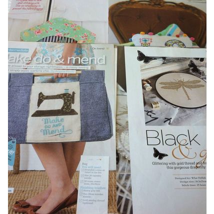 4 x On Trend Charts Peg Bag, Dragonfly, Needlecase Charts
