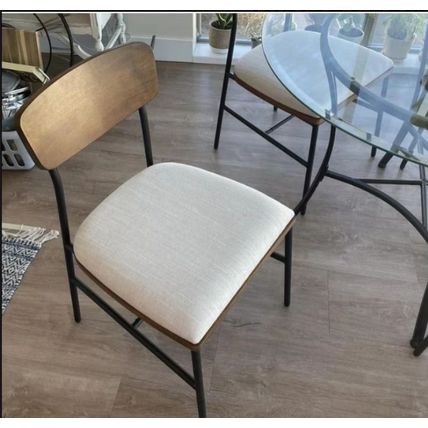 Dining Chair "Telstar" Mid-Century Modern - by Threshold- (Brand New)