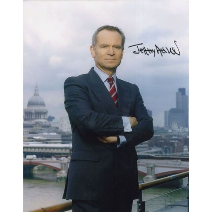 Jeffrey Archer Book Author 10x8 Hand Signed Photo