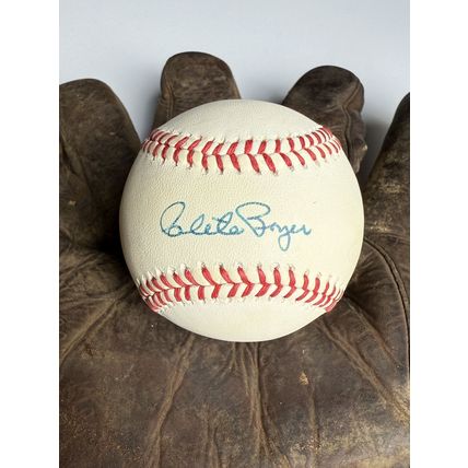 Clete Boyer Signed Autographed Official American League (OAL) Baseball