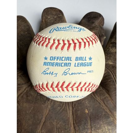 Clete Boyer Signed Autographed Official American League (OAL) Baseball