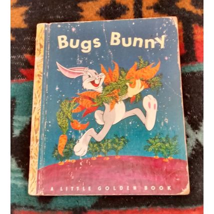 Old Vintage Original Little Golden Book Bugs Bunny (A) Edition 1949