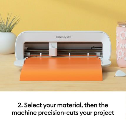 Cricut Joy Xtra Cutting Machine with Rainbow Smart Vinyl Sampler Packs and Tools