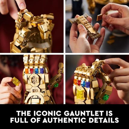 LEGO Marvel Infinity Gauntlet Set 76191 Collectible Thanos Glove with Infinity S