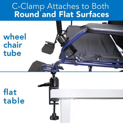 Mount-It! Tablet Pole Mount | Universal Full Motion Holder for Ipad, Phone or Ta
