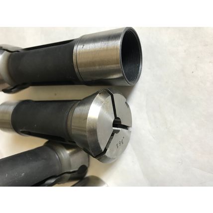 NEW LOT 4 hardinge .361" ROUND COLLET 1.375" X 5" WITH INTERNAL THREAD,SA