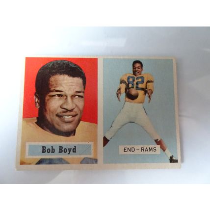 1957 Topps Football Card # 070 Bob Boyd Very Good (3) Los Angeles Rams